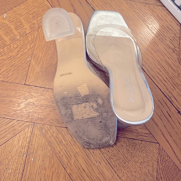 Clear Heeled sandal with square heel - Picture 3 of 3